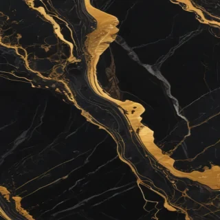 black and gold marble