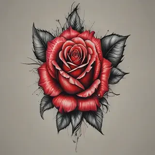 rose tattoo png