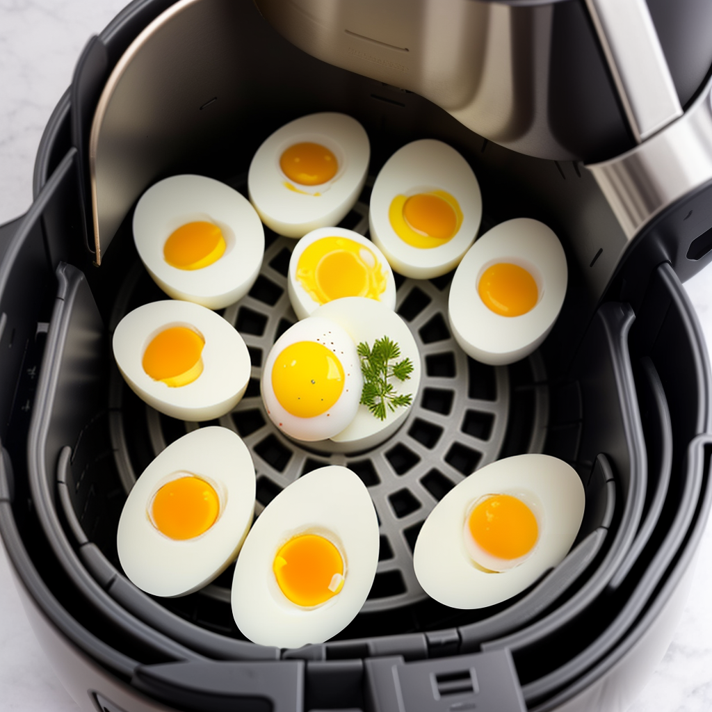 soft boiled egg in air fryer