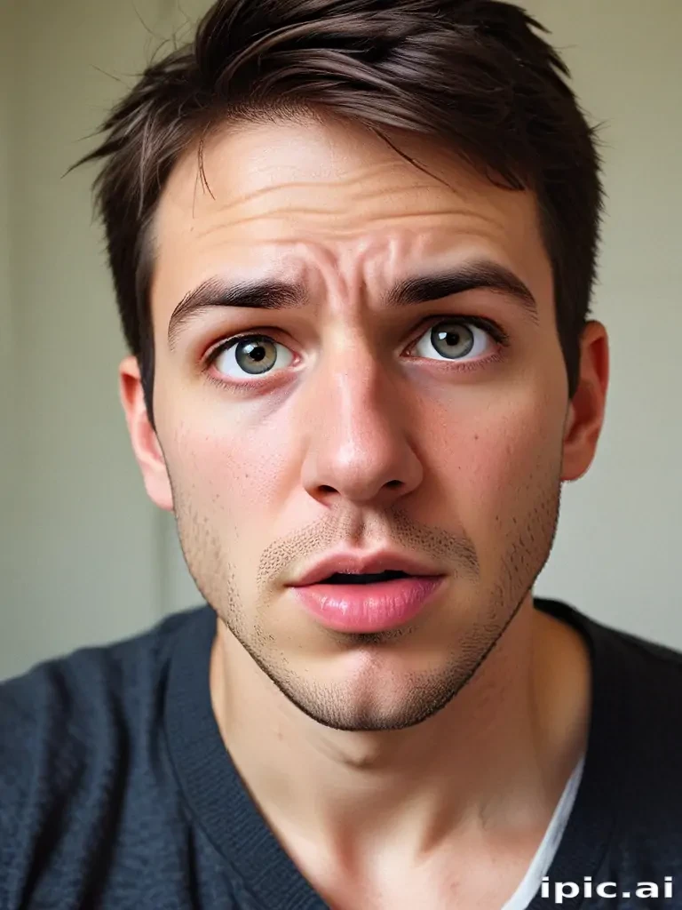frustrated face
