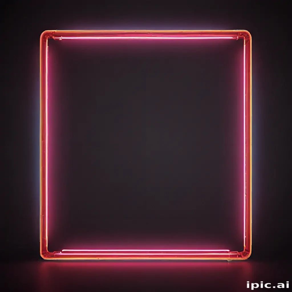 neon frame png