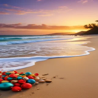 beach christmas wallpaper
