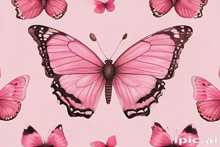 butterfly pink