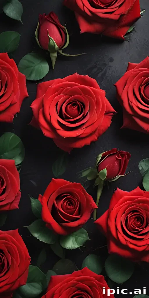 red rose background