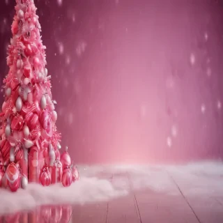 christmas background pink