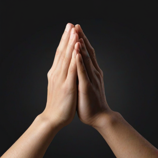 pray hands png