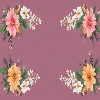 free flower border clipart
