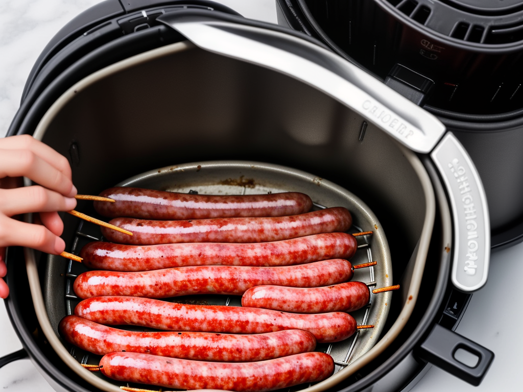 how to cook smoked sausage in air fryer