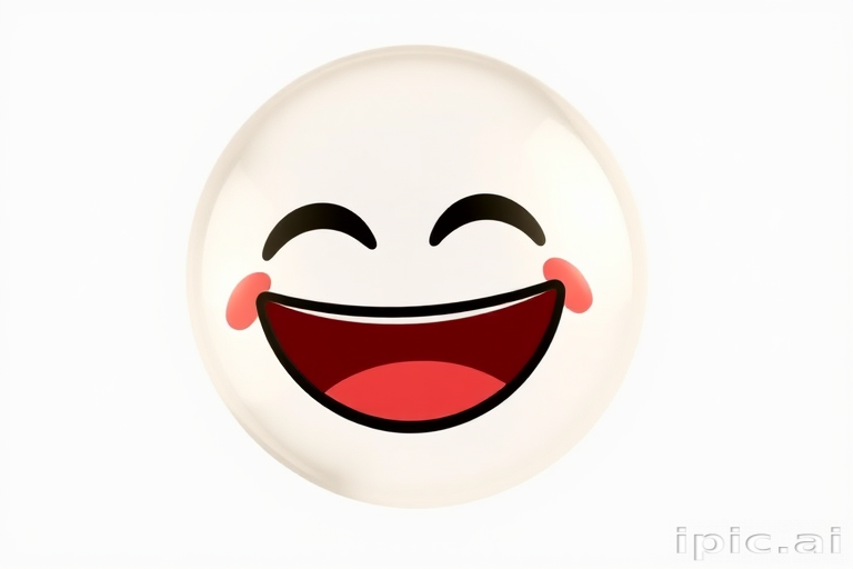 transparent laughing emoji