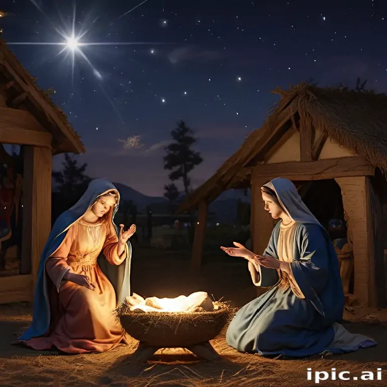 merry christmas nativity images free