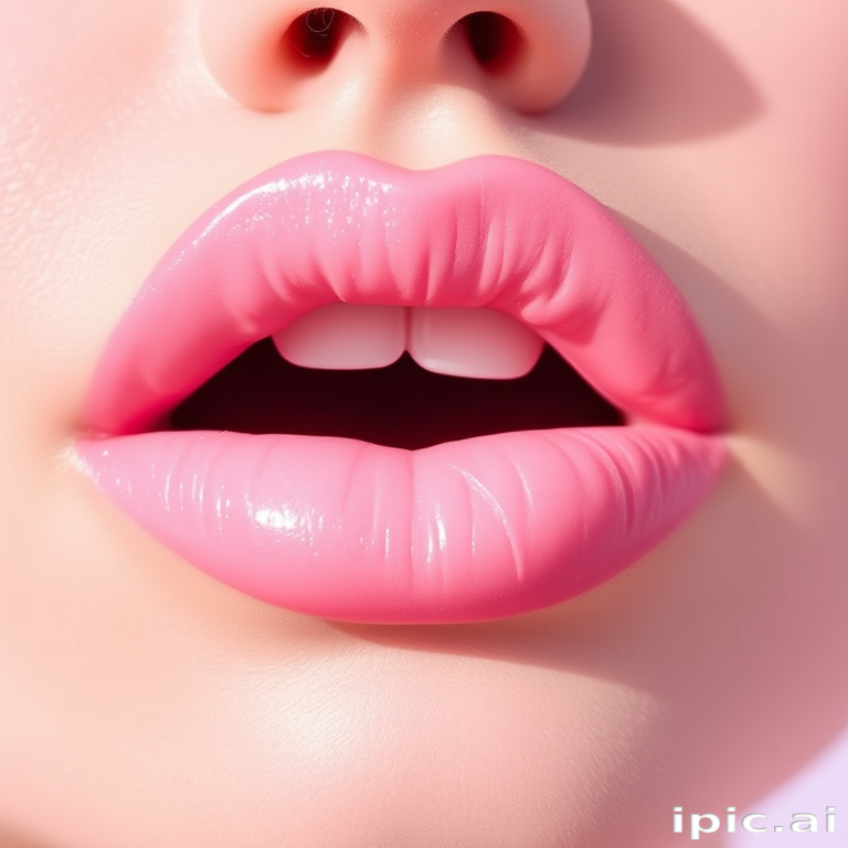 Whimsical "Cotton Candy Cloud" lip mousse offering a lightweight, airy texture with vibrant pastel pigmentation, ideal for playful and kawaii-inspired makeup styles