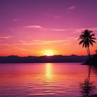 cute sunset wallpaper