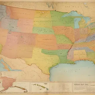 map of united states of america