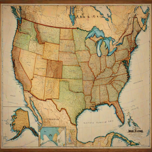 mapa usa