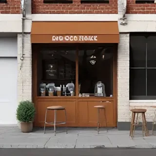coffee shop mockup