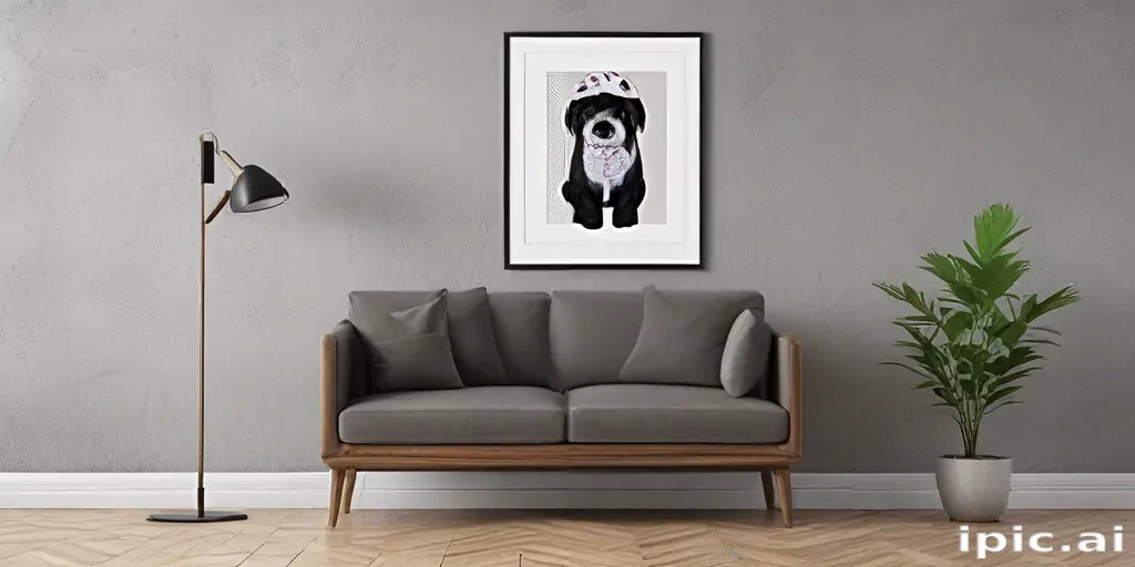 framed art mockup