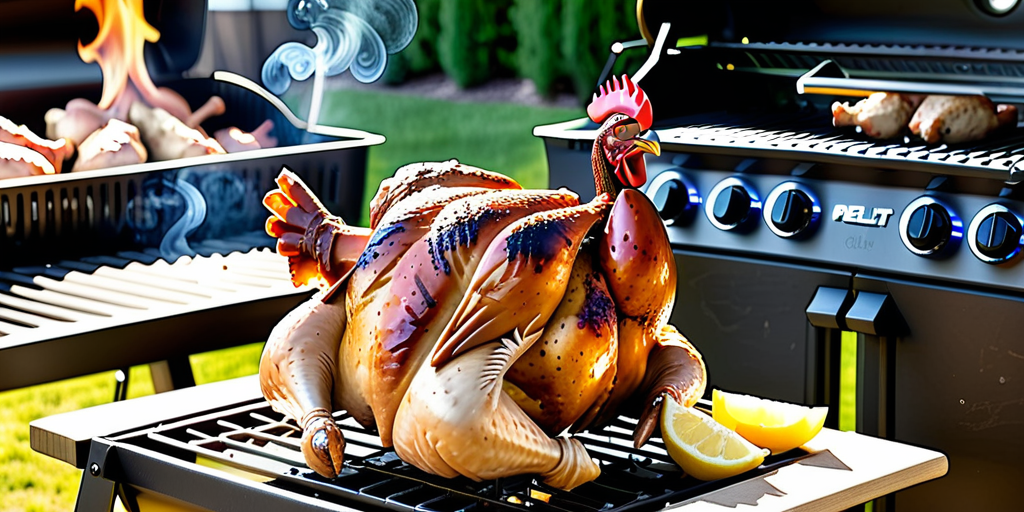 beer can chicken on pellet grill