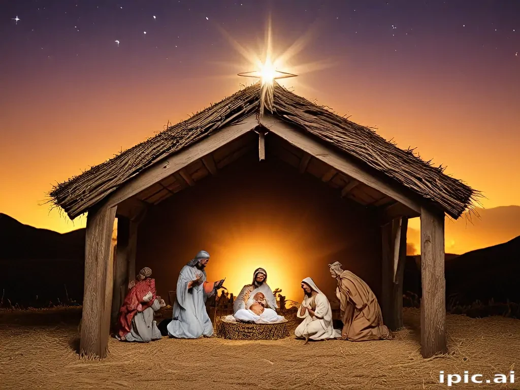free nativity scene background images