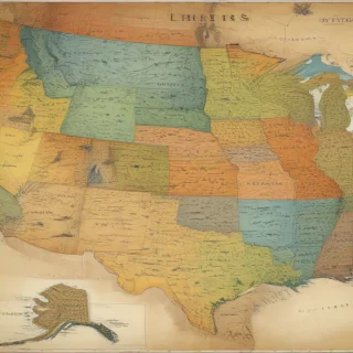 united states map with state names