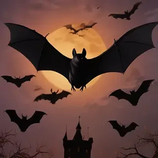 pictures of halloween bats