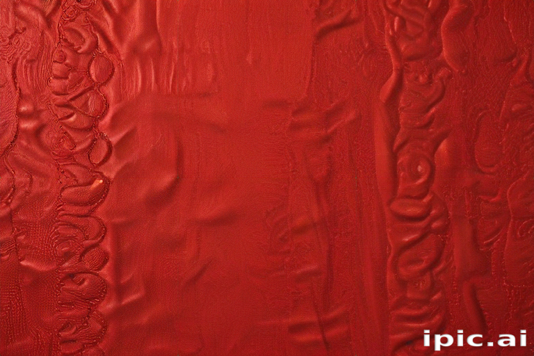 Textured Red Surface with Intricate Patterns and Glossy Finish ...