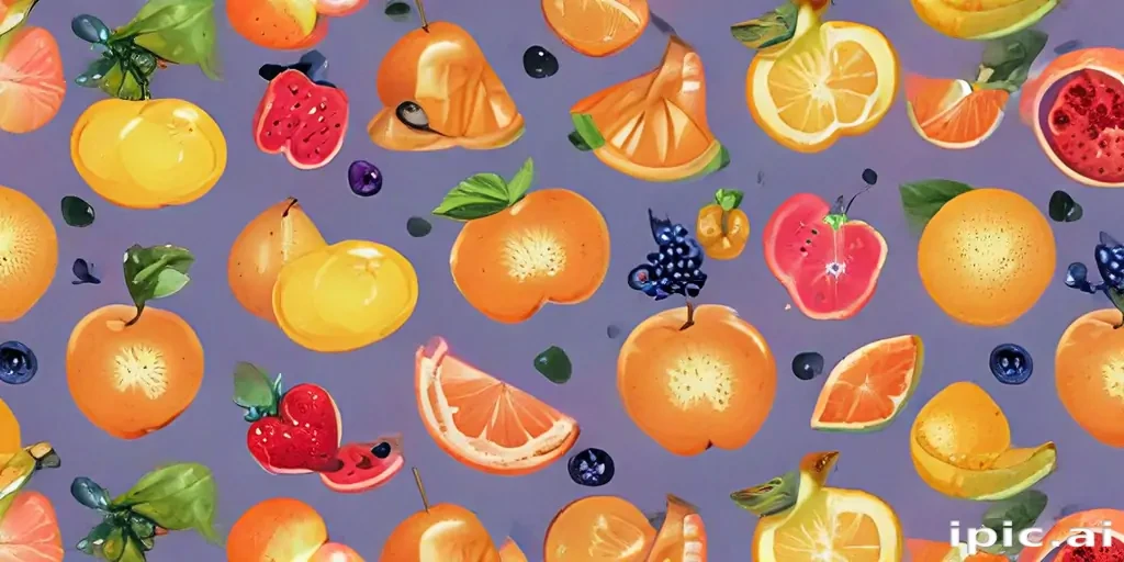 aesthetic fruit background