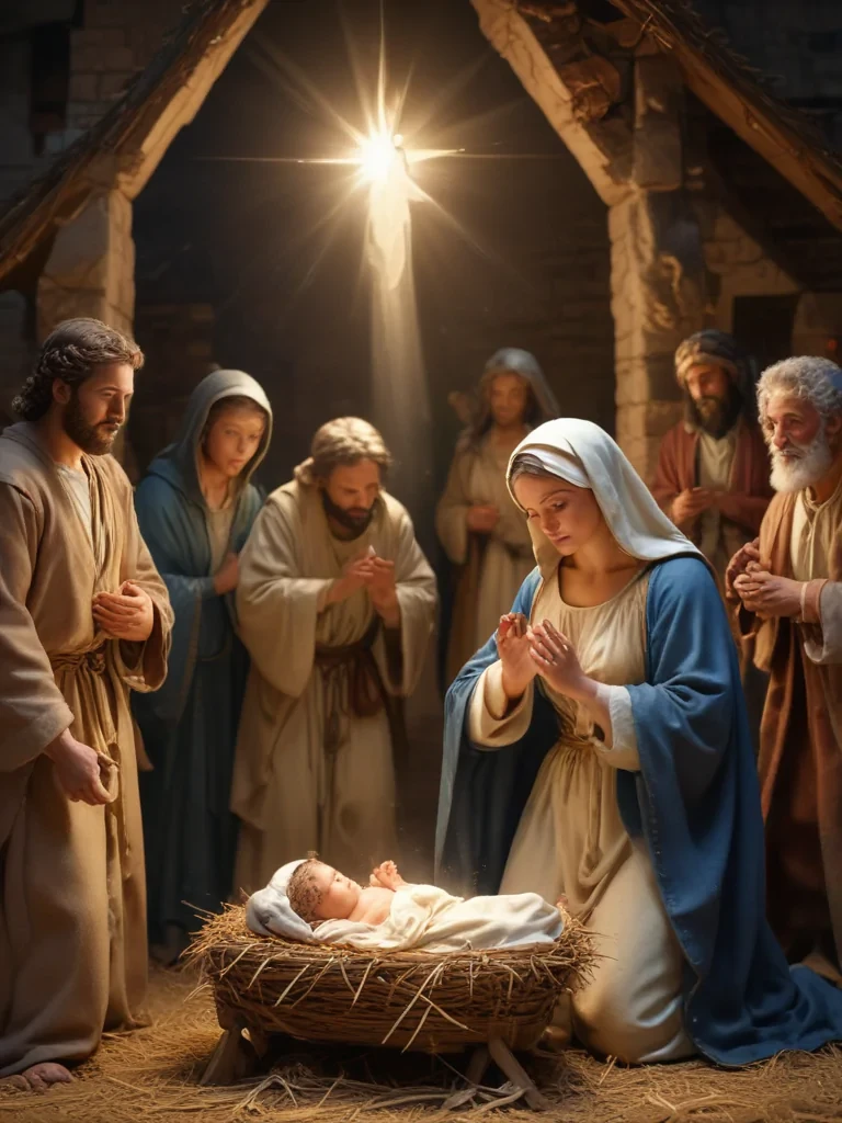 merry christmas nativity images free