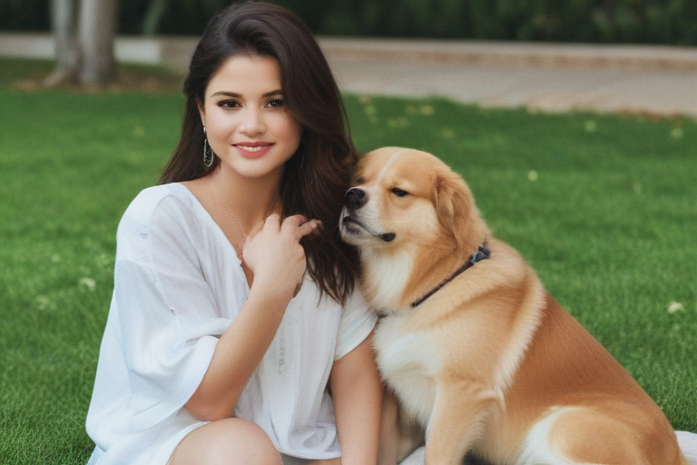 selena gomez dogs