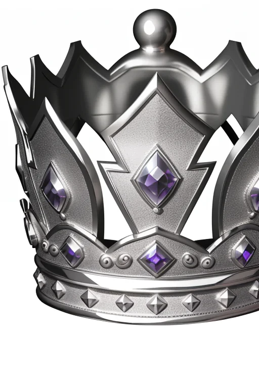 silver crown png
