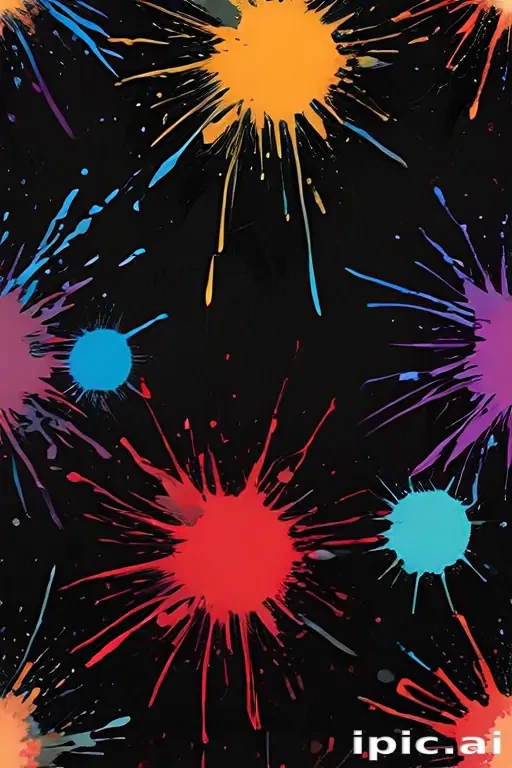 paint splatter transparent