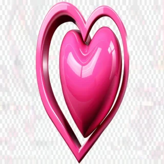 pink heart png