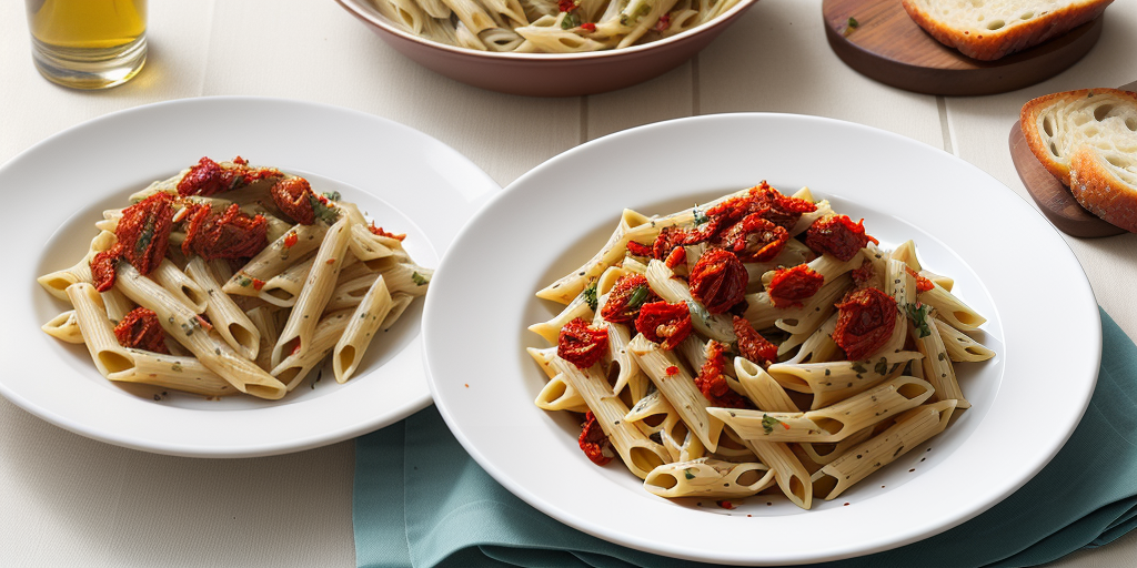 sundried tomato and artichoke pasta