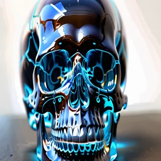 transparent skull