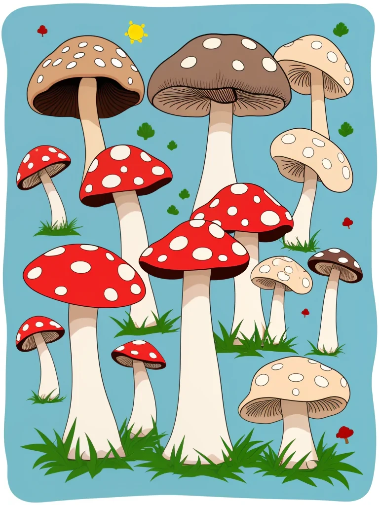 mushroom clipart