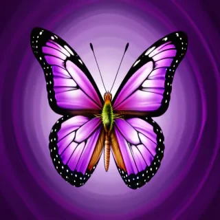 butterfly purple