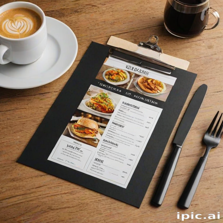 restaurant menu mockup free