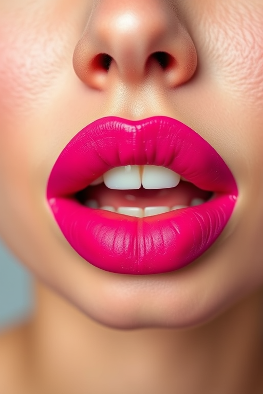 Vivid magenta lip mousse "Berry Whip" with weightless matte finish and soft-focus effect, suitable for bold daytime looks and selfies, air-whipped texture for comfortable wear