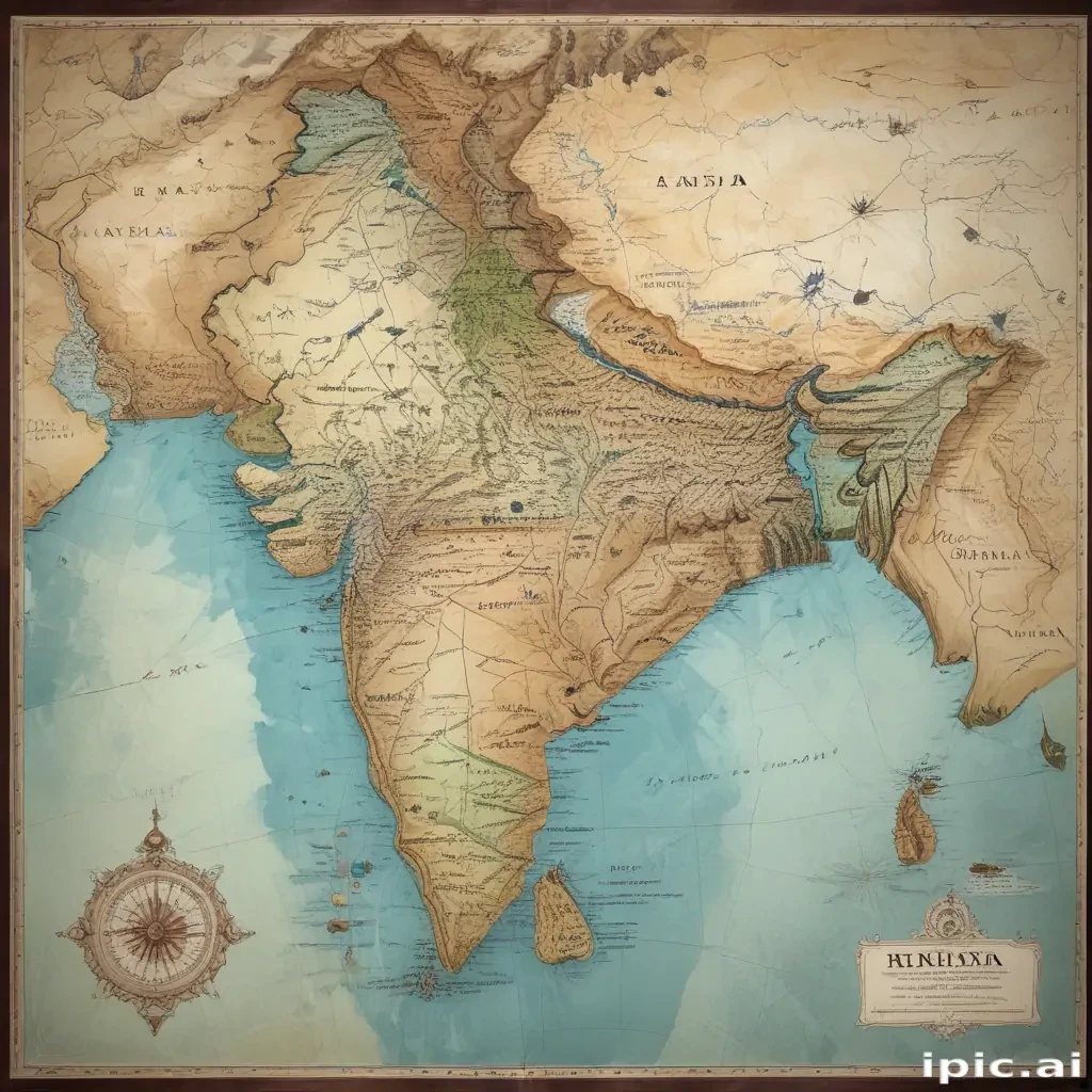 map of india