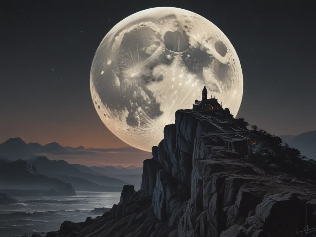 aesthetic moon drawings