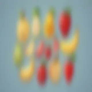 cartoon fruit