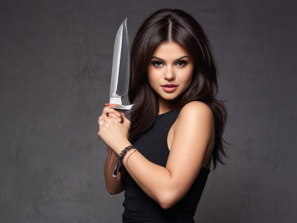 selena gomez knives