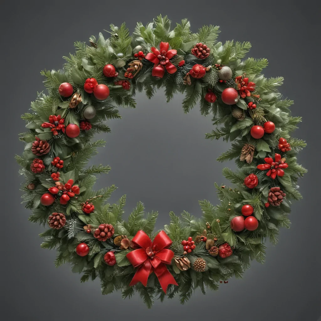 christmas wreath transparent