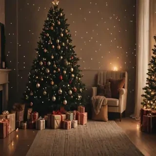 christmas aesthetic background
