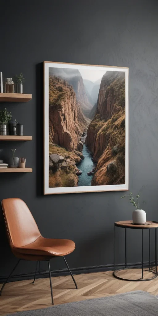 mockup wall art