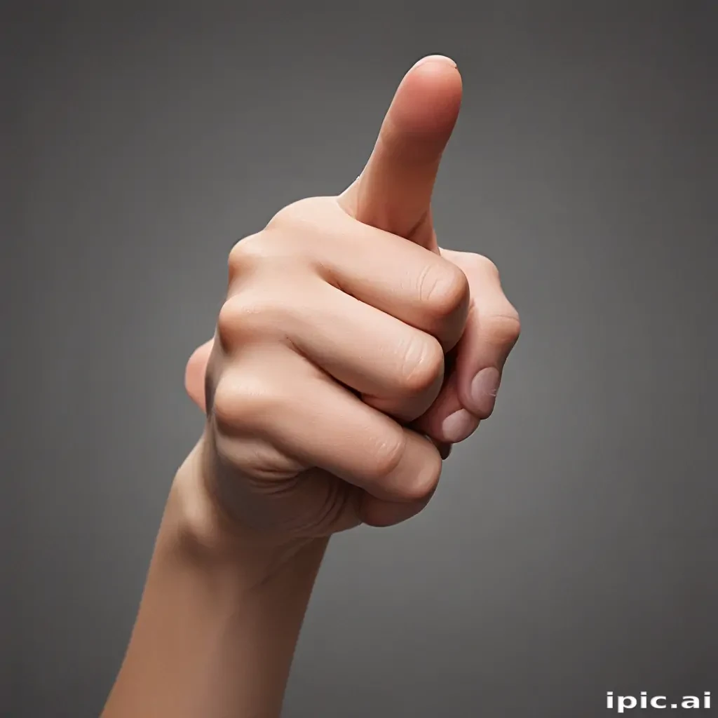 finger pointing png