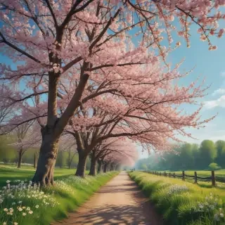 spring aesthetic desktop wallpaper