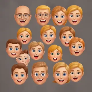 family emojis