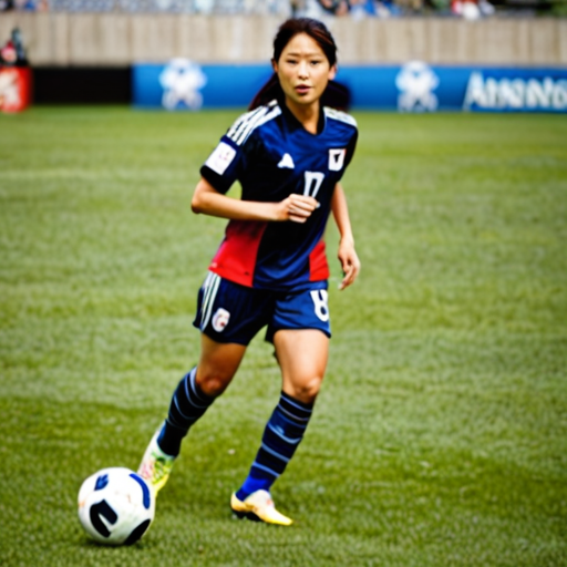 Japanese women’s soccer player