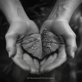 thank you black and white