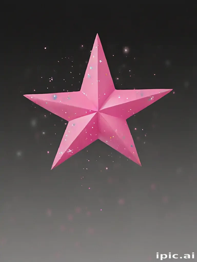 pink stars png